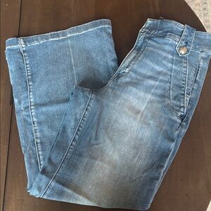 White House Black Market High-Rise Denim Flare Leg